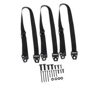 SUPVOX 3 Correas De Seguridad Antivuelco Para Muebles Ajustables A Prueba De Para Fijación En Pared Anclajes Antivuelco Accesorio Para Televisión De Poliéster Negro