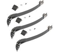 SUPVOX 3 Juegos de Correas de Patín Reemplazables Negras Hebillas Profesionales y Tornillos Incluidos para Fijación Segura en Patines de Hielo y Línea