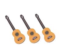 SUPVOX 3 Miniaccesorios para Guitarra Modelo De Guitarra Juguetes para Adornos para Bebés Guitarras En Miniatura Instrumentos De Decoración Musical Miniguitarras Juguete Musical