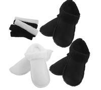 SUPVOX 3 pares de plantillas suaves y afelpadas para zuecos, plantilla de repuesto lavable y cálida, unisex para calzado de invierno, cómoda y afelpada para botas de casa.
