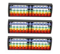 SUPVOX 3 Piezas Ábaco Plástico Portátil Dígitos Herramienta Educativa Cálculo Infantil Desarrollo Aritmético para Niñas Primaria