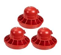 SUPVOX 3 Piezas Bebedero Automático para Pollos y Aves Pequeñas de Unidades con Flotante Dispensador de para y Corral Adecuado para Pollitos y Codornices