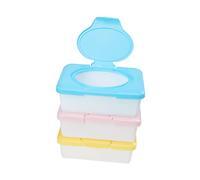 SUPVOX 3 Piezas Cajas de Toallitas Húmedas para Bebés Dispensador de Almacenamiento de Toallitas Húmedas para Pañales Estuche para Guardar Pañuelos Casa Viaje Color Aleatorio