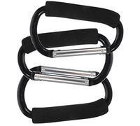 SUPVOX 3 piezas Ganchos para Carrito Ganchos Multifuncionales para Colgar Bolsas Accesorios Prácticos y Ligeros para Sillitas de Paseo Soporta y Necesidades Diarias Color Negro