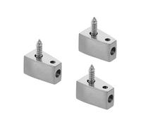 SUPVOX 3 Piezas Headless Guitar Locking Nut Split Design String Retainer For Electric Bass Guitar Bridge Saddle Replacement Accessories
