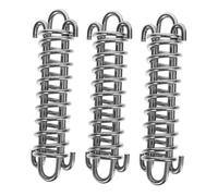 SUPVOX 3 Piezas Muelle Tensor Amortiguador para Correa de Adiestramiento Canino de Acero Inoxidable Resistente la Intemperie para Absorción de y Fijación Exteriores