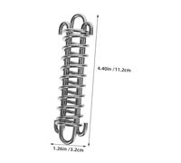 SUPVOX 3 Piezas Muelle Tensor para Correa de Perro Acero Inoxidable Resistente la Intemperie Amortiguador de para Perros Medianos y Accesorio para y Tensores de Cuerda
