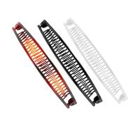 SUPVOX 3 Piezas Pinzas el Cabello Estilo Banana Vintage Pinzas Grandes Tipo Banana Doble Peine y Diseño de Pez Fijación Fuerte para Cabello Bonitos y Elegantes para Mujeres