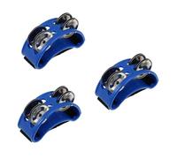 SUPVOX 3 Piezas Sonajero De Campana De Pie Campana Que Sacude Los Pies Pandereta De Mano Agitador Musical Cascabeles De Pie Instrumentos Musicales Música Aleación Tambor Cajon Niño