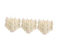 SUPVOX 3 Series Muñeca De Madera Pintada Pintar Gente De Clavijas Inacabadas Muñecas Figuras De Personas para Suministros De Bricolaje para Beige 10 Piezas X 3
