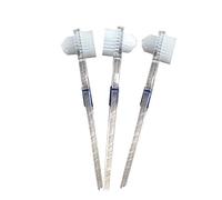 SUPVOX 3 unids Cepillo para dentaduras postizas limpiador de higiene de primera calidad para la prótesis dental limpiador de prótesis