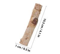 SUPVOX 30 Palitos de Madera Natural para Manualidades Diy, Ramas de Troncos Decorativas de 1 Cm Diámetro y 10 Cm Largo, Set de 30 Piezas para Decoración Rústica y Bricolaje Creativo