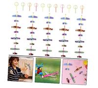 SUPVOX 30 Piezas Aviones De Juguete Kit De Avión De Papel Avión para Exteriores Juguete Interactivo para Aire