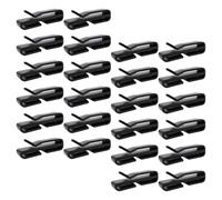 SUPVOX 30 Piezas clip de gancho al aire libre clip de gancho para gafas Black