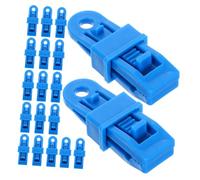 SUPVOX 30 Piezas Clips para y Tiendas de Campaña Resistentes al Viento Plástico Sujetadores Multifunción para Toldos Cubiertas de Piscina y Exterior