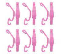 SUPVOX 30 Piezas Hebilla Lateral Fija para Jaula de hámster Accesorios para jaulas de pájaros Pink