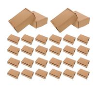 SUPVOX 30 Piezas Mini Cajas de Envío Micro Avión para Muñecas Cajas Rectangulares de Cartón Resistentes para Embalaje de Negocios Pequeños Reciclables y Compactas