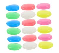 SUPVOX 30 Piezas Piedras Luminosas para Acuario Guijarros Brillantes para Decoración de Jardín y Pecera Piedras Nocturnas para Exteriores y Bonsái