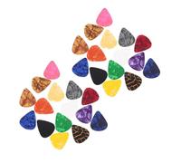 SUPVOX 30 piezas Púas para Guitarra Eléctrica y Acústica Material Duradero Celuloide Diseño y Resistente Accesorios Prácticos para Músicos y Principiantes