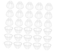 SUPVOX 30 Piezas Soportes para Faldas de Muñeca Accesorios Plásticos para Manualidades DIY Duraderos y Seguros para Decoración y Infantil