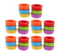 SUPVOX 30 Piezas tazón de Agua de Gecko Plato de Comida de Gecko Plato de Agua para Reptiles