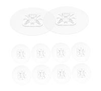 SUPVOX 30piezas Anclajes para Muebles sin Perforar Anclajes de Pared Antivuelco Autoadhesivos para Muebles Kit de Seguridad para Bebés para Evitar Caídas Estanterías