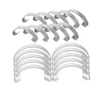 SUPVOX 30piezas Hebilla Puerta del Gallinero Gancho Simple para Puerta De Aves De Corral De Tensión para Jaula De Conejo para El Cerradura Metalica