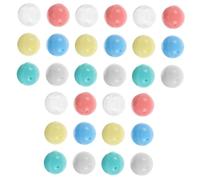 SUPVOX 30piezas Mini Máquina De Gachapones De Cápsulas Vacías De Plástico Transparente Colores para Juguetes Accesorio para Máquina Expendedora De Huevos para Fiestas como Recuerdo De