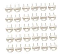 SUPVOX 30piezas Protector Enchufe Niño Niña Cubiertas Plásticas Bloqueo Seguridad Infantil Hogar Fácil Instalación Resistente Segura Enchufe Eléctrico