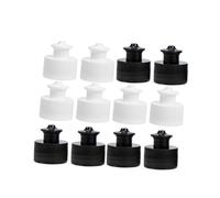 SUPVOX 30piezas Tapas De Botella Reutilizable Antifugas para Uso Exteriores Interiores Tapas Push-Pull De Reemplazo De Repuesto para Botellas De Agua