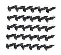 SUPVOX 30piezas Tornillos De Montaje Eléctrico Accesorios Para Golpeador De Guitarra Eléctrica Tornillos De Fijación Para Montaje Negras Para Reparación De Instrumentos Musicales