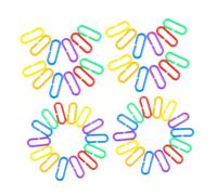 SUPVOX 360 Piezas Enlaces de Cadena Plásticos C Tipo Juguetes Educativos para Desarrollo Motriz y Cognitivo Colores Arcoíris para Jardín de Infancia y Didácticos