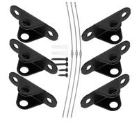 SUPVOX 3juegos Correas Ajustables Antivuelco Para Muebles Negros Anclajes De Seguridad Para Niñas y Niño Niña Que Previenen Caídas y Deslizamientos El Hogar Compatibles Con Estanterías Es