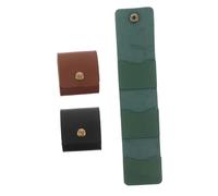 SUPVOX 3piezas Bolsa de Recogida de Púas de Guitarra de Estuche Enrollable Plegable de Cuero Sintético con Compartimentos para Guitarristas para Almacenamiento y Transporte Conciertos