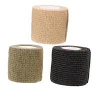 SUPVOX 3piezas Cinta De Camuflaje Elástica Para Caza y Deportes Incluye Vendajes Adhesivos De Muñeca Para Actividades Al Aire y Protección Corporal