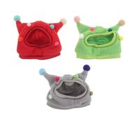 SUPVOX 3piezas Disfraz de Reptil Sombrero para Mascota Color Verde Adecuado para Hámster Lagarto y Serpiente para Fiestas de Cosplay y Eventos Temáticos de Fauna