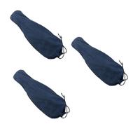 SUPVOX 3piezas Funda Protectora De Violín De Suede Duradero Accesorio Suave y Práctico Para Mantener El Instrumento De Polvo y Arañazos Azul