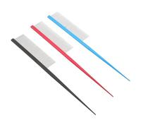 SUPVOX 3piezas Peine para Perros Unidades Peine para Quitar el Pelo Suelto de Mascotas Mango Largo y Puntiagudo Herramientas de Aseo de Acero Inoxidable para Gatos Perros y Pelo Rizado