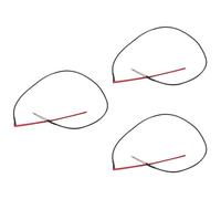 SUPVOX 3piezas Piezo Rojo Para Guitarra Acústica Transductor Pasivo Accesorio Musical De Alta Sensibilidad Para Reproducción Del Sonido