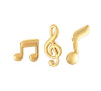 SUPVOX 3piezas Pin De Musical Broche De Para Hombres y Mujeres Accesorios Elegantes Para Trajes y Chaquetas Bodas y