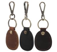 SUPVOX 3piezas Porta Tarjetas De Acceso y Llavero para Mujer Hecho Mano PU Vintage y Duradero para Almacenamiento Seguro Oficinas y Residencias