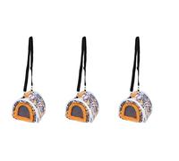 SUPVOX 3piezas Transportín De Viaje para Hámster Mochila Ventilada y Cómoda Bolsa De Almacenamiento para Mascotas Al Aire para Roedores y Pequeños Animales