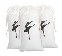 SUPVOX 3piezas Zapatos De Baile De Algodón Resistentes Al Desgaste y Antiarañazos Accesorios De Ballet para Niñas para Llevar Al Estudio De Danza