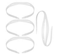 SUPVOX 4 Correas de Silicona para Máscara de Snorkel Diadema Ajustable Transparente Talla S Correa Antideslizante para Gafas de Buceo Accesorio de Repuesto para Natación y Esnórquel