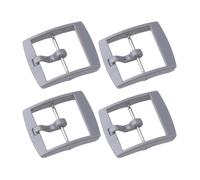 SUPVOX 4 Hebillas para Reloj de Plástico de 20 Mm, Cierre Simple para Correas Electrónicas de Cuero, Accesorios Ideales para Aficionados los Relojes y Compañeros