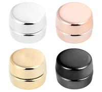 SUPVOX 4 Pares de Alfileres Magnéticos para Hiyab y Bufandas, Botones Magnéticos Redondos de Aleación en Cuatro Colores, Accesorios Versátiles para Chales, Cárdigans y Ropa Femenina