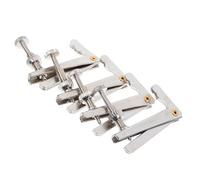 SUPVOX 4 Piezas Afinadores de Metal para Cello Cuerdas de Alta Precisión Diseño Plateado Compatible con Durabilidad y Estabilidad para Músicos Aficionados y Profesionales