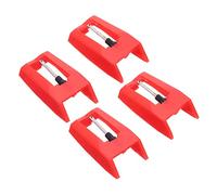 SUPVOX 4 piezas Agujas de Repuesto para Tocadiscos de Stylus para Fonógrafo Instalación Compatible con Tocadiscos y Reproductores de Vinilo Material Duradero y Seguro