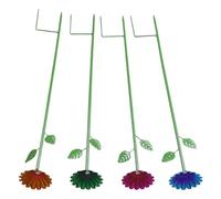 SUPVOX 4 Piezas Alimentador de Agua para Abejas y Colibríes Set Diseño Floral Estación de Riego Exterior para Jardín Comedero de Agua para y Aves Resistente al Decoración de Patio
