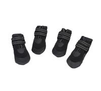 SUPVOX 4 Piezas Botas Impermeables para Perros Pequeños Antideslizantes de Goma Flexible y Luminiscentes Protección para Patas Lluvia y Nieve Talla Colores Candy